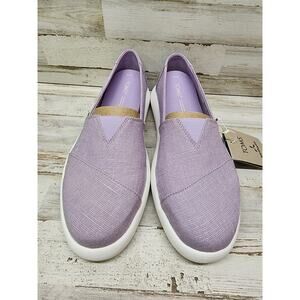 Toms Women's Earthwise Purple Slip Ons Size 9.5